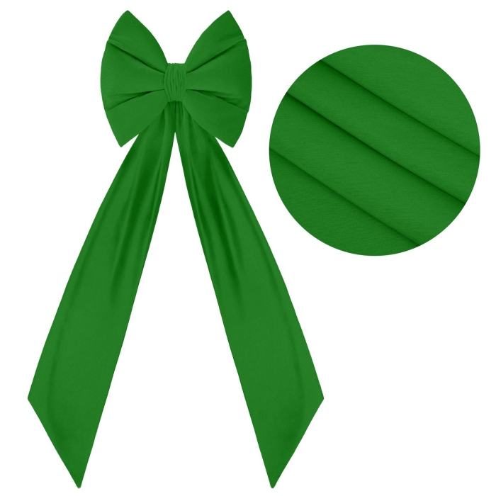 Kokarda Deco Glam Bow XXL 48x45x150 Zielony