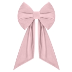 Kokarda Deco Velvet Glam Bow 50x40+50 cm Róż