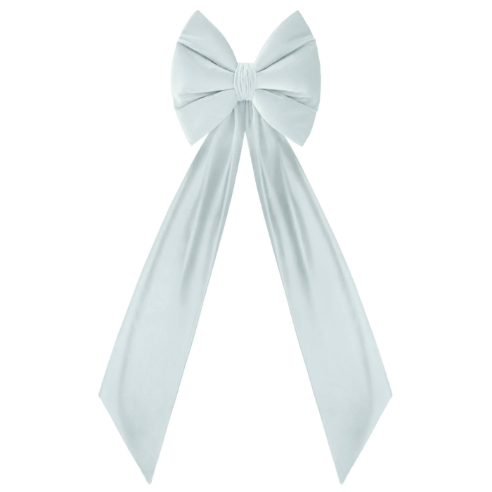 Kokarda Deco Velvet Glam Bow XXL 48x45x150 Mięta