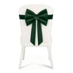 Kokarda Deco Velvet na krzesło 33x27x110 Zieleń