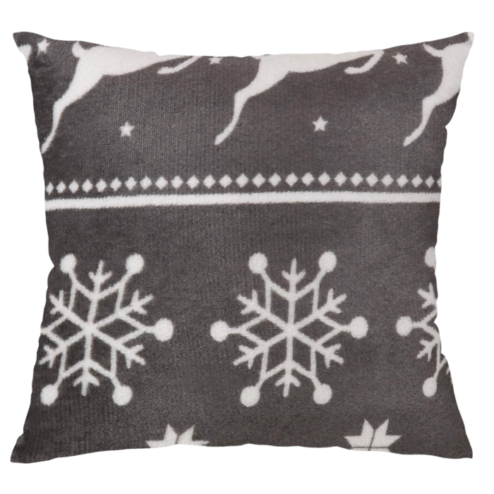 Poszewka SCANDI CLASSIC STYLE #2 40x40 cm Szary