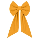 Kokarda Deco Glam Bow 50x40+50 cm loneta Żółty