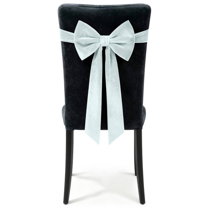 Kokarda Deco Velvet na krzesło 33x27x110 Mięta