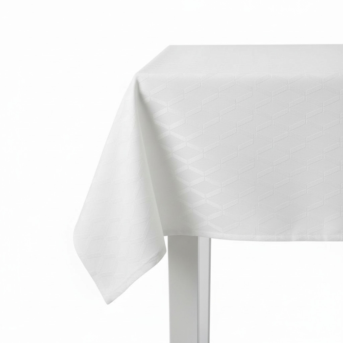 Obrus Classic żakard 140x260 cm Biały